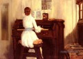 Mme Meigs à l’orgue de piano William Merritt Chase